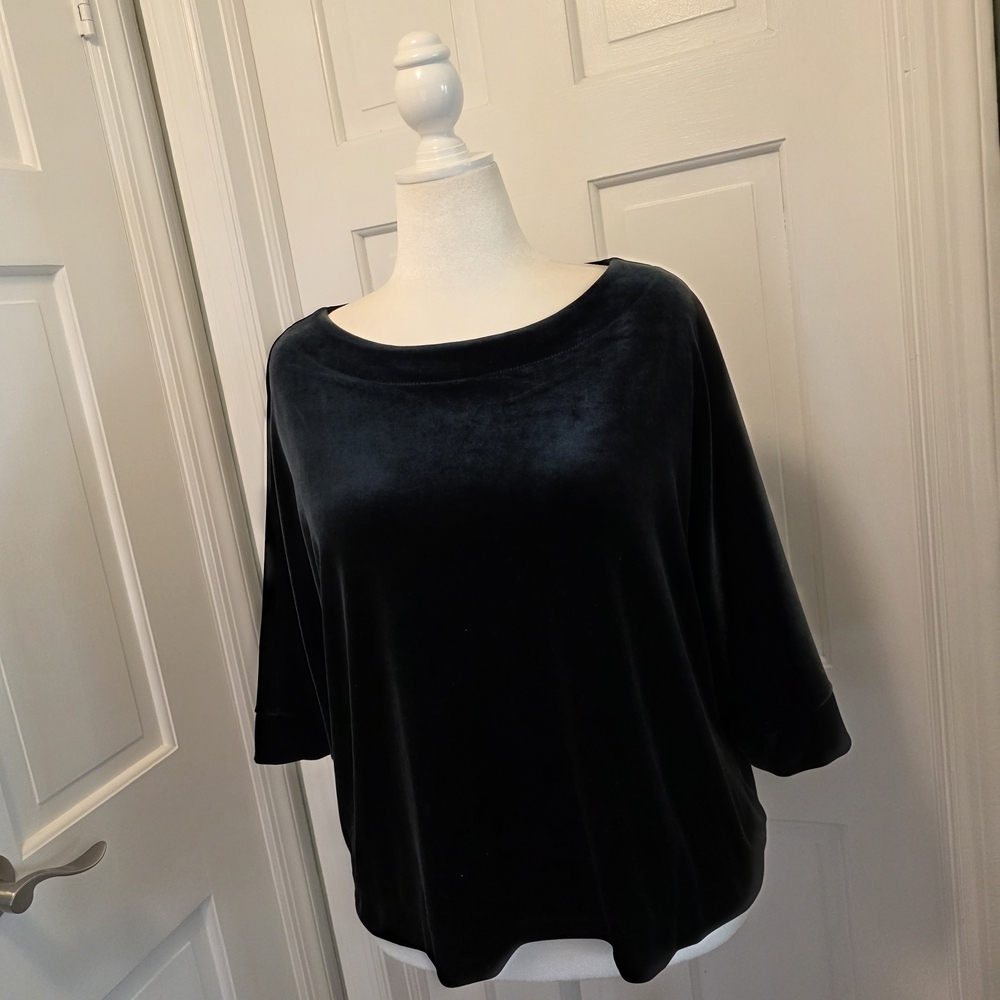 GAP Black Velvet Women's Tunic Size XL Color Blue Black